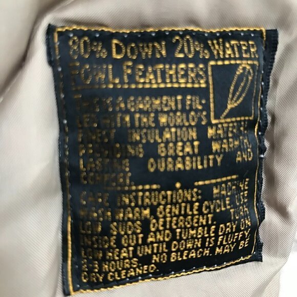 Pacific Trail Cream Hooded Down Jacket Size S - Picture 11 of 11